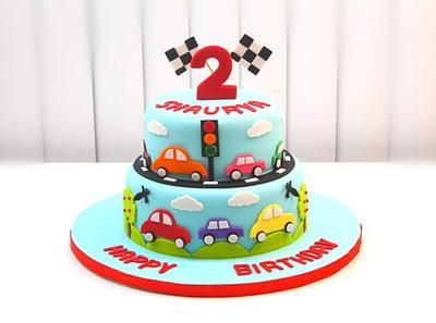 Birthday Cake For Twins, 2nd Birthday Cake Boy, Γενέθλια Mickey Mouse, Toddler Birthday Cakes, Cars Theme Cake, Cake Designs For Boy, Twin Birthday Cakes, Baby Boy Birthday Cake, Butterscotch Cake