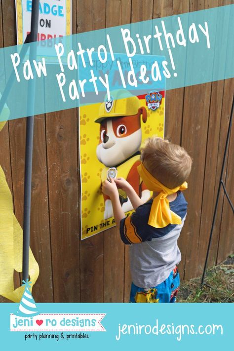 Paw Patrol 4, Paw Patrol Party Games, Paw Patrol Birthday Party Ideas, Paw Patrol Games, Paw Patrol Birthday Decorations, Paw Patrol Party Decorations, Paw Patrol Printables, Party Game Ideas, Paw Party