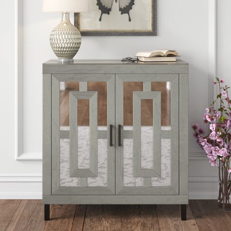 Kelly Clarkson Home Amabel 31.5'' Bar Cabinet & Reviews | Wayfair Armoire Bar, Beverage Glasses, Rustic Light, Beach Things, Modern French Country, Kelly Clarkson Home, Cabinet Wood, French Country Design, Modern French