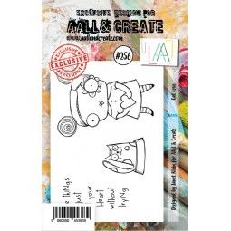 dessiné par Janet Klein pour Aall & create Cat Stamp, Tampons Transparents, Seal Stamps, Love Cards, Clear Stamps, Merry And Bright, Tampon, Design Element, Cat Love