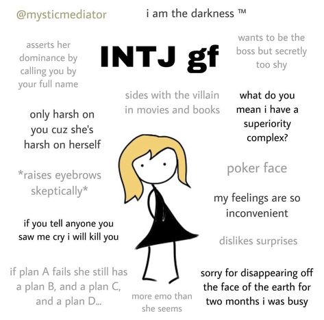 Intj Core, Intj Humor, Mbti Intj, Intj Women, Intj T, Intj Personality, Mbti Relationships, Myers Briggs Personality Types, Mbti Character