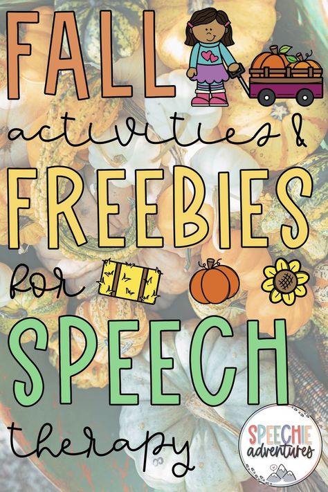 Fall Themed Activities, Speech Therapy Themes, Autumn Themed Activities, Speech And Language Therapy, Core Words, Prep Activities, Story Retell, Wh Questions, Speech Activities