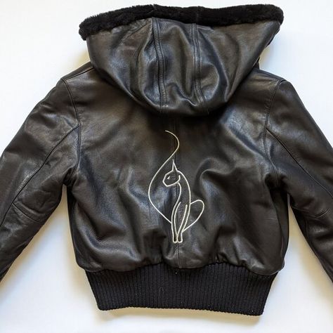 Y2K Vintage Baby Phat Reversible Women's Leather Bomber Baby Phat 2000s, Baby Phat Clothes, Baby Phat Jacket, Y2k Closet, Girly Fits, Thrift Inspo, Silver Embroidery, Poshmark Y2k, Baby Phat