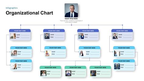 Simple Organizational Chart Template for PowerPoint Presentation Organization Chart Template, Organizational Chart Design, Organization Templates, Microsoft Visio, Advertising Graphics, Organization Chart, Make A Presentation, Org Chart, Organizational Chart