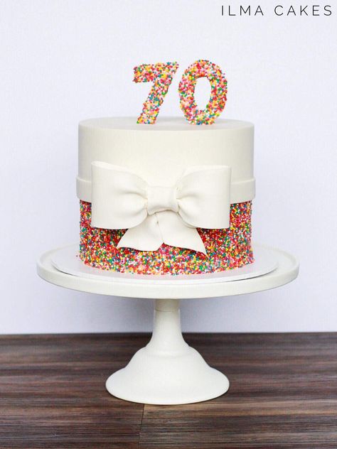 70th Cakes For Women, Birthday Cake 70th Woman, 70 Birthday Cake Mom, Birthday Cake Grandma, 70th Birthday Cake Mum, Birthday Cake For Grandma, Mum Birthday Cake, 70th Birthday Cake For Women, Birthday Cake Sprinkles