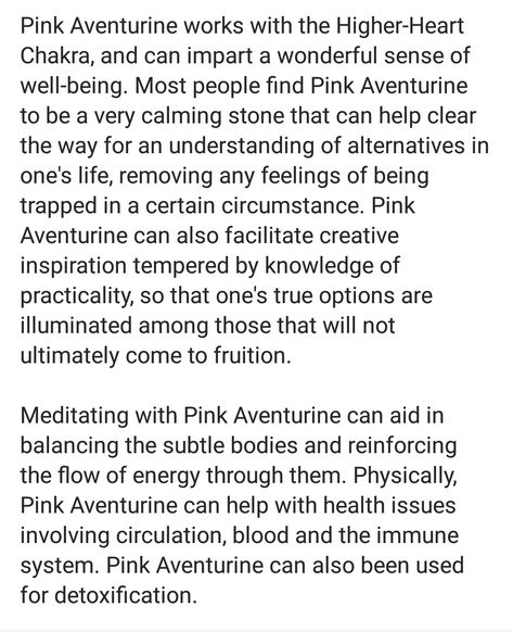 2/2 PINK AVENTURINE Pink Aventurine Crystal Meaning, Pink Aventurine Meaning, Gem Meanings, Crystal Knowledge, Aventurine Meaning, Adventurine Crystal, Stone Meanings, Pink Aventurine, Elemental Magic