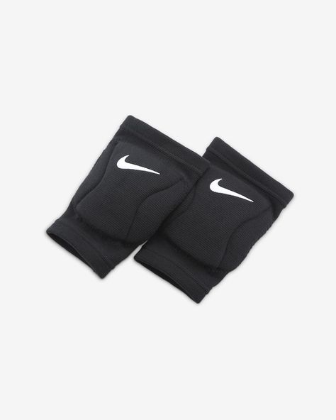 The Nike Streak Knee Pads have padded foam that cushions while you play on the hardwood. The contoured design feels extra soft on the inside and has Dri-FIT technology that wicks sweat in the heat of the game. Shown: Black Style: NVP13-001 Nike Knee Pads, Kids Volleyball, Volleyball Knee Pads, Knee Pads, Black Style, The Heat, Volleyball, The Game, Dri Fit