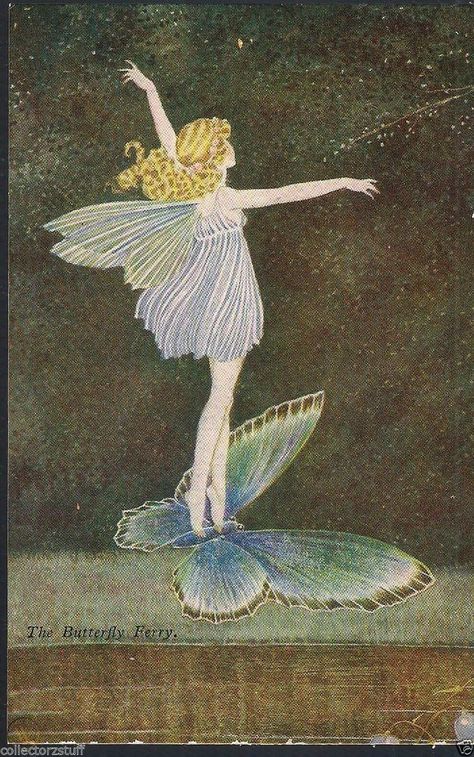 Ida Rentoul Outhwaite, The Butterfly, Blue