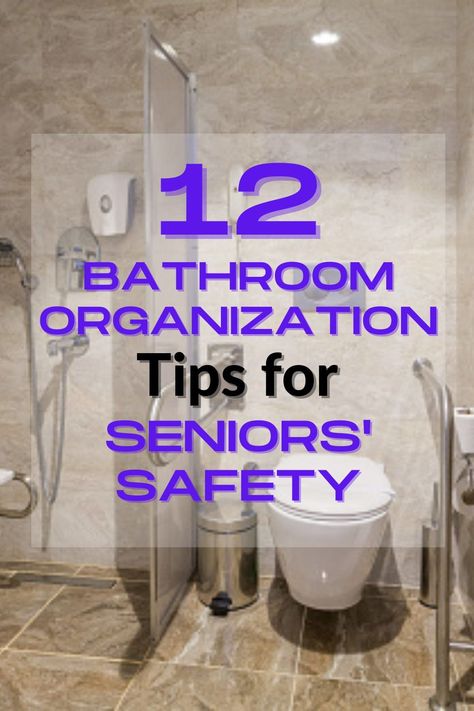 Take precautions in the bathroom. These bathroom safety tips for seniors helps prevent falls and increase overall safety. Senior Bathroom Ideas, Disabled Bathroom, Bathroom Holder, Spring Cleaning Hacks, Shower Chair, Bathroom Safety, Small Bathroom Storage, Fall Prevention, Safety Equipment