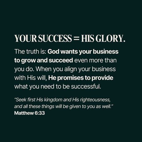 Last year God called me to rebuild my business on Kingdom principles. He instructed me to seek Him first, serve others with integrity, and operate from faith. Now, one year later, I don't feel like I'm just running a business. I know I'm fulfilling my calling. My life and my business has become a reflection of God’s creativity, excellence, and His provision. 🙌🏽🙌🏽 Now, my success isn't just rooted in how much money is in my bank account or how many followers I have. It’s rooted in my obe... Kingdom Principles, Seek Him First, God Kingdom, Many Followers, My Bank Account, Seek God, Serve Others, One Year Later, Running A Business