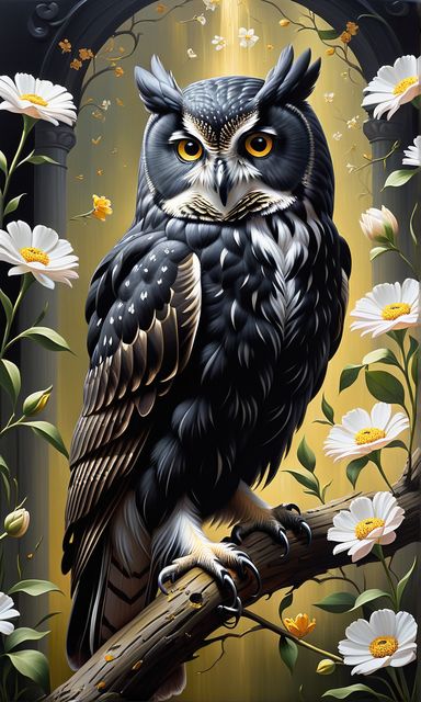 Peacock Pictures, Dark Red Roses, Diamond Art Kits, Owl Artwork, Owl Wallpaper, Owl Pictures, Beautiful Owl, Gems Art, Owl Tattoo