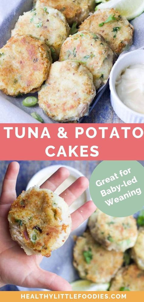 Tuna Fish Cakes, Weaning Foods, Tuna Cakes, Healthy Tuna, Baby Led Weaning Recipes, Healthy Baby Food, Weaning Recipes, Baby Finger Foods, Healthy Toddler Meals