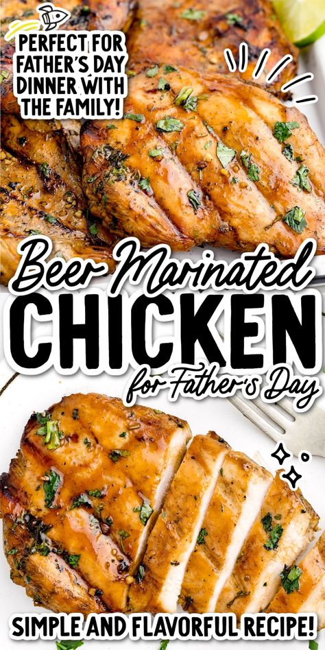 Beer Chicken Marinade, Beer Marinated Chicken, Fajita Sauce, Best Grilled Chicken Marinade, Beer Sauce, Simple Marinade, Fajita Marinade, Chicken Sauce Recipes, Grilled Chicken Marinade