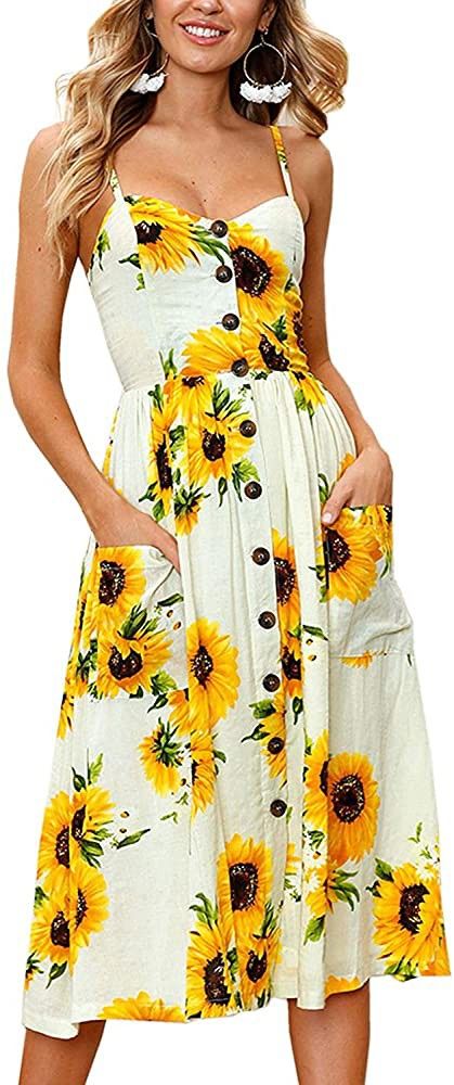 Dress, summer dress, model dress, party dress, sleeve dress, sleeveless dress, model sleeve dress, model sleeveless dress, long sleeveless dress Sun Dresses Modest, Sunflower Sundress, Women Dresses Casual Summer, Casual Sundress, Tango Dress, Boho Fashion Summer, Midi Sundress, Floral Print Midi Dress, Dress Yellow