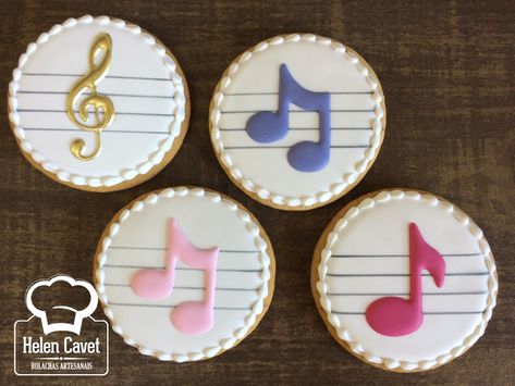 Bolo Musical, Music Cakes, Music Cake, Music Cookies, Cookie Business, Sugar Cookie Designs, Cookie Frosting, Cookie Inspiration, Iced Cookies