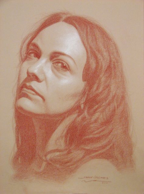 Conte Drawing, Mary Rose, Prismacolor Art, Head Drawing, Art Advice, Face Drawing Reference, Master Drawing, Charcoal Portraits, Pastel Portraits