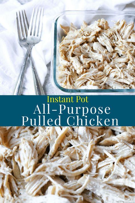 Instant Pot Pulled Chicken, Instant Pot Chicken Breasts, Pulled Chicken Recipes, Calories In Vegetables, Dinner Prep, Cook Chicken, Pulled Chicken, Instant Pot Recipes Chicken, Instant Pot Dinner Recipes