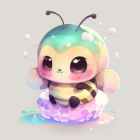 Premium Photo | Cute bee kawaii Kawaii Bumble Bee, Easy Doodle Art, Kawaii Doodles, Cute Profile Pictures, Art Collage Wall, Simple Doodles, Cuteness Overload, Wall Collage, Doodle Art