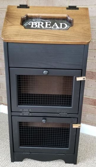 Handcrafted By The Amish. Solid Pine 2 Door Vegetable Bin With Bread Box. Ready To Paint Or Stain With Your Favorite Color. Choose Plexi Glass Or One Of Our Hand Painted Fronts For The Bread Box. Great For Storage, And Small Spaces. Potato And Onion Bin, Vegetable Storage Bin, Cardboard Crafts Decoration, Potato Bin, Potato Storage, Vegetable Bin, Bread Storage, Potato Vegetable, Bread Bin