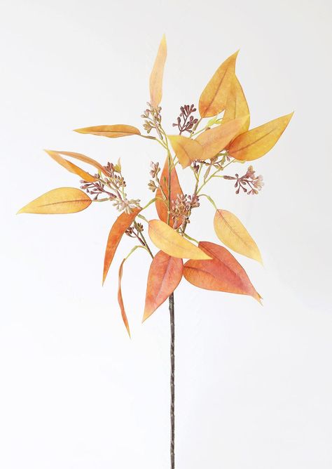 Shop All Artificial Flowers and Vases at Afloral.com Terracotta Eucalyptus, Faux Branches, Faux Olive Tree, Fall Stem, Fall Floral Arrangements, Seeded Eucalyptus, Fall Tablescapes, Silk Flowers Wedding, Fall Wedding Bouquets