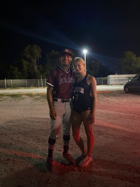 Baseball Cheerleader Couple, Baseball And Volleyball Couples, Sports Couples Volleyball, Baseball And Softball Couple, Sport Couples Goals, Volleyball Couple, Volleyball Boyfriend, Baseball Bf, Athletic Couples