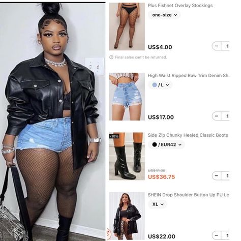 Use reference code us24002x as an additional discount on all orders #sheinoutfitideas #sheinhaul #sheindiscountcode #sheinoutfit #sheingals Summer Birthday Outfit Black Woman Plus, Plus Size Concert Outfit Fall, Birthday Outfit Ideas For Black Women Plus Size, Black Plus Size Birthday Outfits, Concert Outfit Ideas Black Women Shein, Shein Outfit Ideas Plus Size, Birthday Dinner Outfit Black Women Plus Size, Shein Huals, Shein Plus Outfits