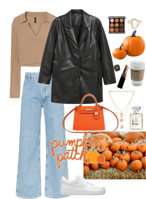 pumpkin patch Outfit | ShopLook Pumpkin Picking Outfit, Trendy Overalls, Patch Outfit, Cute Overalls, Cute Thanksgiving Outfits, Thanksgiving Outfit Ideas, What To Wear Fall, Y2k Fall, Pumpkin Patch Outfit