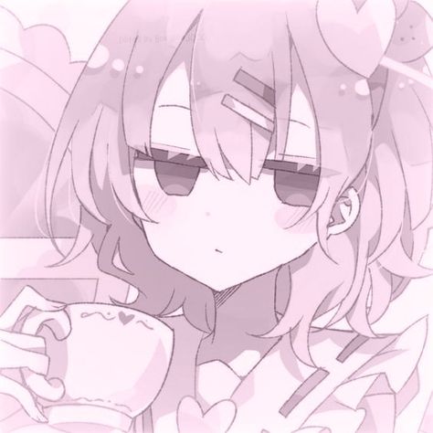 Anime Pfp, Pink Hair, See More, Coffee, Hair, Anime, Pink, Kawaii