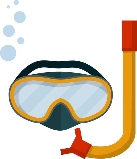 Scuba gear. Snorkel and glasses Snorkel Gear, Scuba Gear, Vector Infographic, Infographic Template, Infographic Templates, Snorkeling, Clip Art