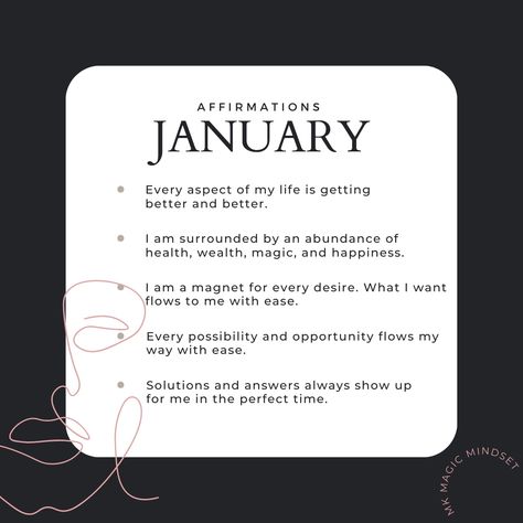 Happy 2023... this is the year of better and better. It's time to raise your standards and expect your desires to show up with full faith and certainty. Here are some affirmations to play around with this month, comment below your favorite. January Affirmations, Monthly Affirmations, Happy 2023, Monthly Journal, Nature Living, Raise Your Standards, Uplifting Quotes, Bullet Journal Ideas, Living Life