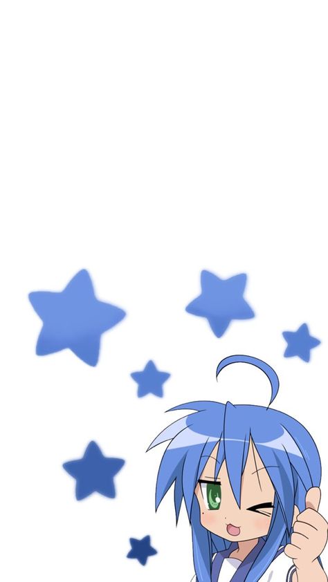 Lucky Star Wallpaper, Konata Izumi, Scene Wallpaper, Tattoo Signs, Color Palette Challenge, Pola Kartu, Black Phone Wallpaper, Hello Kitty Iphone Wallpaper, Star Wallpaper