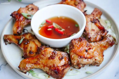 Crispy Lemongrass Air Fryer Drumsticks Dinner Fall Recipes, Chicken Drumsticks In Air Fryer, Drumsticks In Air Fryer, Crispy Drumsticks, Air Fryer Drumsticks, Lemongrass Chicken Recipe, Lemon Grass Chicken, Air Fryer Easy, Dinner Fall