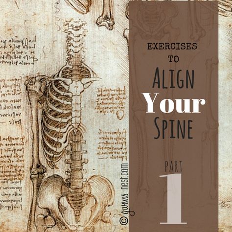 Align Your Spine- Part 1 - Gwen's Nest Spine Alignment, Middle Back Pain, Pilates Moves, Spine Health, Upper Back Pain, Hip Pain, Low Back Pain, Friends Show, Health Articles