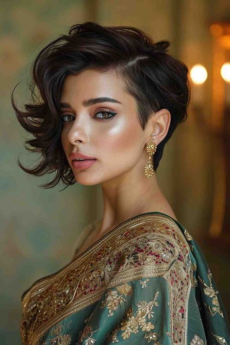 These Are The Best Haircuts of 2024 Short Messy Hair Styles, Indian Women Haircut, Messy Hair Styles, Haircut Indian, Short Messy Hair, Soft Undercut, Short Haircuts With Bangs, Short Shag Haircuts, Best Haircuts