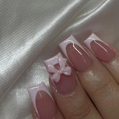 nailsbysofi SACRAMENTO📍 on Instagram: "love to love to love youu" Short Coquette Nails Square, Love To Love, Fake Nails Designs, Simple Gel Nails, Girly Acrylic Nails, French Tip Acrylic Nails, Cute Acrylic Nail Designs, Classy Acrylic Nails, Short Square Acrylic Nails