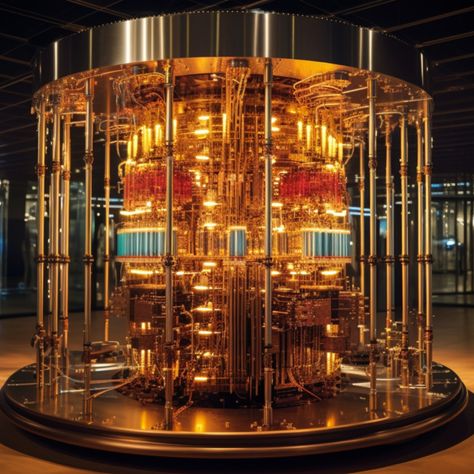 Read about how quantum computing works Quantum Mechanics Aesthetic, Quantum Computer Concept, Starstruck Odyssey, Borg Cube, Tech Museum, Aperture Science, Medical Engineering, Steam Engine Model, Quantum Computing