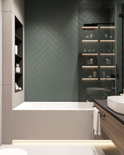 Bathroom Wall Tile Design, Bathroom Design Small Modern, Personal Retreat, Bathroom Inspiration Modern, Contemporary Bathroom Designs, Washroom Design, Bathroom Redesign, Bad Inspiration, Bathroom Design Inspiration