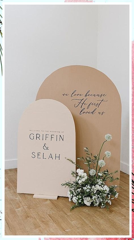 Wedding Welcome Sign - Hurry! Dont miss out on the latest and greatest deal. Check it out NOW! Welcome Sign For Wedding Entrance, Bosveld Troue, Arch Wedding Sign, Reception Poster, Reserved Wedding Signs, Wedding Entrance Sign, Sign Inspiration, Marriage Reception, Neutral Wedding Colors