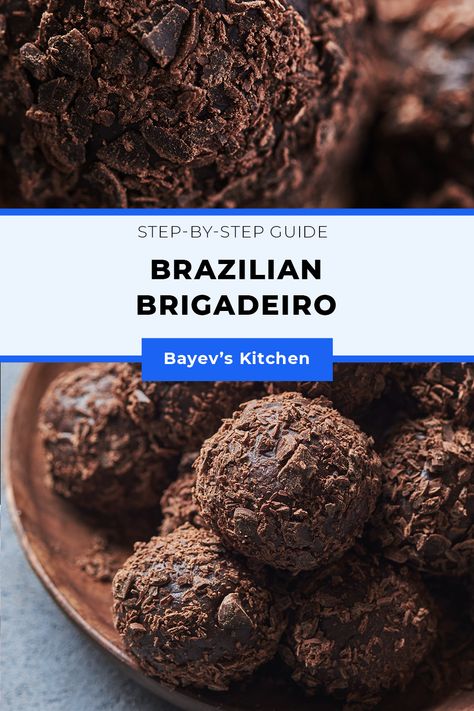 Brazilian Brigadeiro, Brigadeiro Cake, Brigadeiro Recipe, Brazilian Chocolate, Amazing Desserts, Chocolate Truffle, Bittersweet Chocolate, Love Chocolate, Chocolate Truffles