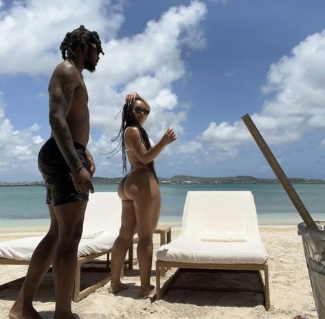 Husband Goals Couples, Bae Cation Black Couples, Baecation Pictures, Vacay Couple Pics, Baecation Black Couples, Couples Vacation Outfits, Black Couple Vacations, Couple Vacation Pictures, Couples Vacation Photos