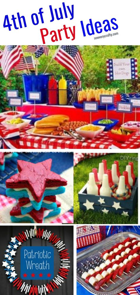 4th July Food, July 4th Party, Blue Decorations, Fourth Of July Party, Picnic Decorations, July Birthday, 4th Of July Celebration, Patriotic Party, 4th Of July Decorations