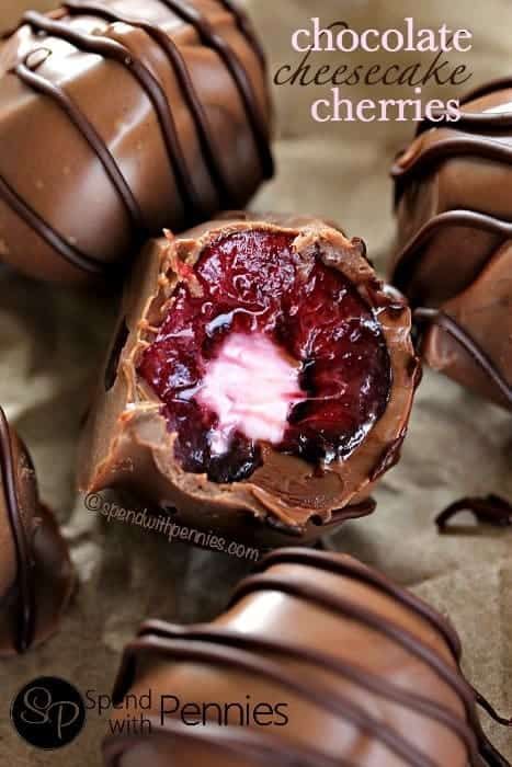 Best Chocolate Desserts, Candy Truffles, Spend With Pennies, Cheesecake Filling, Cherry Recipes, Oreo Dessert, Chocolate Dessert Recipes, Think Food, Homemade Candies