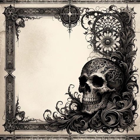 Gothic Corner Border, Gothic Widget Icons, Steampunk Diy Crafts, Halloween Apothecary Labels, Halloween Desktop Wallpaper, Gothic Drawings, Lips Art Print, Halloween Layout, Eagle Wallpaper