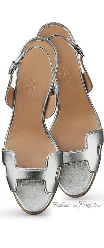 silver flat sandals,sandals for girls Silver Flat Sandals, Fab Shoes, Silver Flats, Hermes Shoes, Metallic Sandals, Fabulous Shoes, Silver Shoes, Shoe Lover, Mode Inspiration