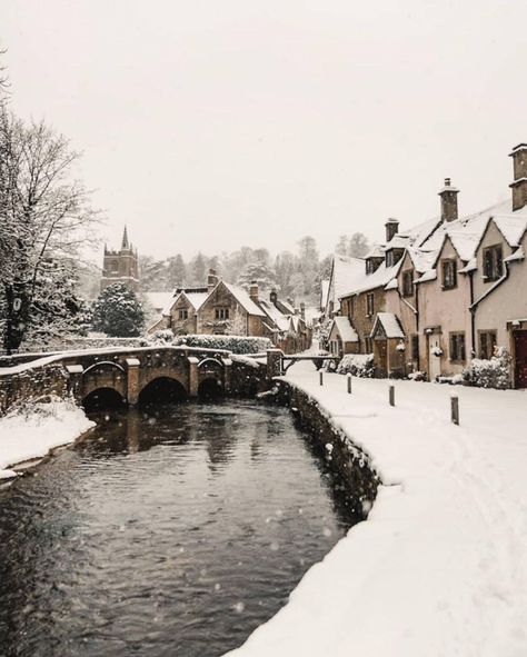 Home / Twitter Castle Combe England, Castle Combe, Some Beautiful Pictures, English Village, Romantic Cottage, Winter Scenery, City Prints, Uk Travel, Winter Scenes