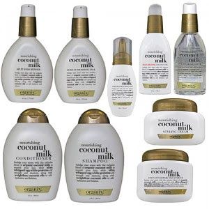 Organix hair products - love them all but coconut is my favorite, makes my hair grow like crazy Ogx Hair Products, Curly Hair Baby, Men's Skincare, Milk Products, Hair Healthy, Hair Remedies, Natural Hair Tips, Natural Hair Journey, Relaxed Hair