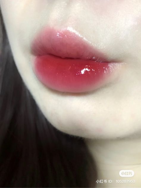 Douyin Lips, Glow Day, Korean Lip Tint, Korean Lips, Chinese Makeup, Ulzzang Makeup, Healthy Girl, Asian Makeup, Lip Tint