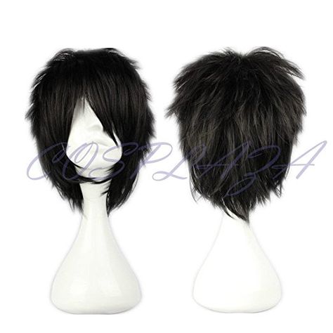 Jeff The Killer Cosplay, Black Cosplay Wig, Christmas Party Hairstyles, Long Box Braids, Wig Short, Short Hair Wigs, Full Hair, Black Hair Care, Hairstyle Look