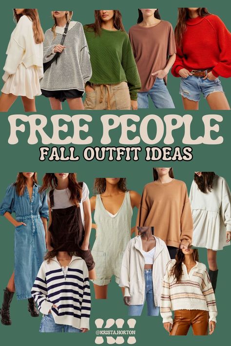 Looking for cute fall outfits for women & LOVE Free People!? ME TOO! These fall 2024 outfits & fall wardrobe essentials are so dang cute and can be worn lots of different ways all fall long. Shop these Free People boho fall fashion finds here! Free People Fall Outfits, Free People Inspired Outfits, Free People Outfits Fall, Trendy Mom Outfits Fall, Boho Fall Fashion, Black Leggings Outfit Fall, Cute Fall Outfits For Women, Concert Outfit Night, Fall Outfit Ideas For Women