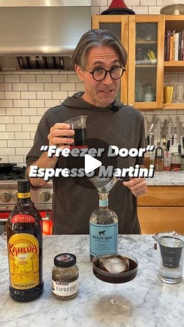 Christopher Kimball’s Milk Street on Instagram: "Milk Street Editorial Director @jm_hirsch delivers another freezer door cocktail, this time the Espresso Martini. And to deliver extra richness — and to keep it from freezing — he uses a special ingredient: instant espresso powder.  #milkstreet #freezerdoorcocktails #shakestraindone #pourmeanother #cocktail #cocktailrecipes #cheers #cocktailoftheday #espressomartini #martini #martinirecipes #batchcocktails" Freezer Door Espresso Martini, Freezer Cocktails, Freezer Door Cocktails, Expresso Martinis, Coconut Espresso Martini, Pistachio Espresso Martini, Frozen Espresso Martini, Screwball Espresso Martini, Toasted Marshmallow Espresso Martini